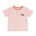Bộ quần áo cộc tay cài giữa kẻ Otis bé trai KidsPlaza ND21H ( Trắng Cam) - mặt trái