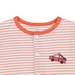 Bộ quần áo cộc tay cài giữa kẻ Otis bé trai KidsPlaza ND21H ( Trắng Cam) - mặt phải