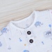 Bộ quần áo cộc tay cài giữa KidsPlaza M21H - mặt trái