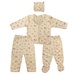 Bộ quần áo cotton 1009 BL - mặt trái