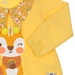 Bộ quần áo dài tay bé gái KIDSPLAZA in hình Sóc con 6Y LN20T (Vàng) - mặt sau