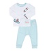 Bộ quần áo dài tay bé trai cài giữa Otis KidsPlaza ND21H (Trắng Xanh - HQ) - mặt trước
