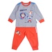 Bộ quần áo dài tay bé trai KidsPlaza in hình hươu cao cổ TT21T (Xám) - mặt trước