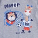 Bộ quần áo dài tay bé trai KidsPlaza in hình hươu cao cổ TT21T (Xám) - góc nghiêng