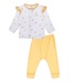 Bộ quần áo dài tay cài giữa Otis in hình cầu vồng đám mây KidsPlaza ND21H - mặt trước