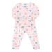 Bộ quần áo dài tay cho bé Kidsplaza kẻ in hình chú voi con M20T 4Y (Hồng) - mặt trước
