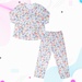 Bộ quần áo sau sinh in hoạ tiết M18 - góc nghiêng