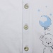 Bộ sơ sinh Otis cài giữa cho bé Mamago ND20H (Trắng Xanh) 0-3M - mặt sau