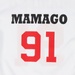 Bộ váy cộc bé gái Mamago in 91 kẻ sọc tay LN20H (Trắng) 5Y - hình 6