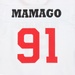 Bộ váy cộc bé gái Mamago in 91 kẻ sọc tay LN20H (Trắng) 5Y - góc nghiêng
