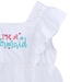 Bộ váy sát nách bé gái cánh tiên KidsPlaza BH21H (Trắng) - mặt phải