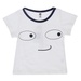 Bộ yếm cotton in hình đôi mắt - mặt sau