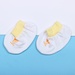 Bộ bao tay, bao chân sơ sinh MT19 (Trắng) - mặt sau