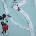 Bộ body sơ sinh dài tay Mamago NĐ19 in hình chuột Mickey (Xanh) - góc nghiêng