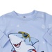 Body bé trai cài vai KidsPlaza in Shark Area M23T 0-3M - mặt phải