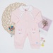 Body bé gái thêu thỏ KidsPlaza HN22D (hồng) - mặt trước