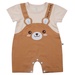 Body cộc bé trai KidsPlaza yếm bear HN25H (Nâu) - mặt trước