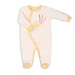 Body dài cài lệch Otis kẻ bé gái KidsPlaza ND22H (Vàng)  - mặt trước
