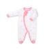 Body dài cài lệch sao vàng bé gái KidsPlaza ND22H (Trắng) - mặt trước