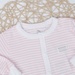Body dài tay Otis cài giữa KidsPlaza kẻ hồng ND22T - mặt trái