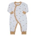 Body dài tay cài lệch KidsPlaza Otis ND24H (Trắng vàng) - mặt trước