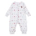 Body dài tay KidsPlaza trắng hồng in hình gấu ND20T 0-3M - mặt trước