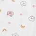 Body dài tay KidsPlaza trắng hồng in hình gấu ND20T 3-6M - mặt sau