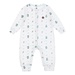 Body dài tay KidsPlaza trắng xanh in hổ ND20T 0-3M - mặt trước
