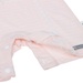 Body ngắn tay bé gái Mamago sọc ngang M06 (Hồng) 12M - góc nghiêng