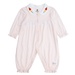 Body sơ sinh bé gái KidsPlaza cổ sen hoa HN21T (Cam) - mặt trước