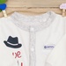 Body sơ sinh dài tay Otis KidsPlaza ND22H (Trắng ghi) - mặt trái