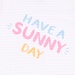 Body suit dài tay Otis bé gái in chữ Have A Suny Day KidsPlaza ND21H (Hồng Nhạt) - mặt sau