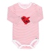 Body suit dài tay Otis kẻ ngang KidsPlaza ND21H (Trắng đỏ) - mặt trước