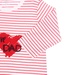 Body suit dài tay Otis kẻ ngang KidsPlaza ND21H (Trắng đỏ) - mặt trái