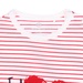 Body suit dài tay Otis kẻ ngang KidsPlaza ND21H (Trắng đỏ) - mặt phải