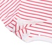 Body suit dài tay Otis kẻ ngang KidsPlaza ND21H (Trắng đỏ) - góc nghiêng