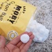 Bông đa năng Baby Moby 100g - góc nghiêng