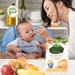 Bột ăn dặm Ecofood vị gạo sữa lúa mạch (4x50g) - mặt sau