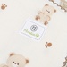 Chăn đa năng Kids Plaza Muslin hình chú gấu PG23 - mặt phải