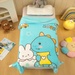 Chăn lông bé gái TopKids AC25 (Họa tiết ngẫu nhiên) - mặt sau
