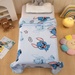 Chăn lông bé trai TopKids AC25 (Họa tiết ngẫu nhiên) - mặt sau