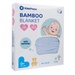 Chăn lưới sợi tre cho bé KidsPlaza 22K-BB01 (Xanh) - mặt trước