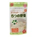 Cháo ăn dặm Matsuya gạo Koshihikari với 5 loại rau cho bé 5M+ - mặt trái