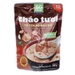 Cháo tươi Sài Gòn Food vị tổ yến bò đậu đỏ 240g cho bé 12M+ - mặt trước