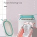 Chậu tắm cho bé Kidsplaza cảm biến gấp gọn 6009 (Xanh Dương) - hình 8