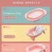 Chậu tắm cho bé Kidsplaza cảm biến gấp gọn 6009 (Hồng pastel) - hình 11