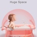 Chậu tắm cho bé Kidsplaza cảm biến gấp gọn 6009 (Hồng pastel) - hình 15
