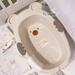 Chậu tắm cho bé Honper hình gấu HP131 (Màu ngẫu nhiên) - mặt phải