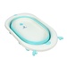 Chậu tắm cho bé Kidsplaza cảm biến gấp gọn 6009 (Xanh Dương) - mặt trái
