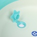 Chậu tắm cho bé Kidsplaza cảm biến gấp gọn 6009 (Xanh Dương) - góc nghiêng